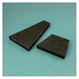 2Pcs Car Cabin Air Filter Conditioner 3D1819619A Compatible With BENTLEY CONTINENTAL 4.0 V8 6.0 W12