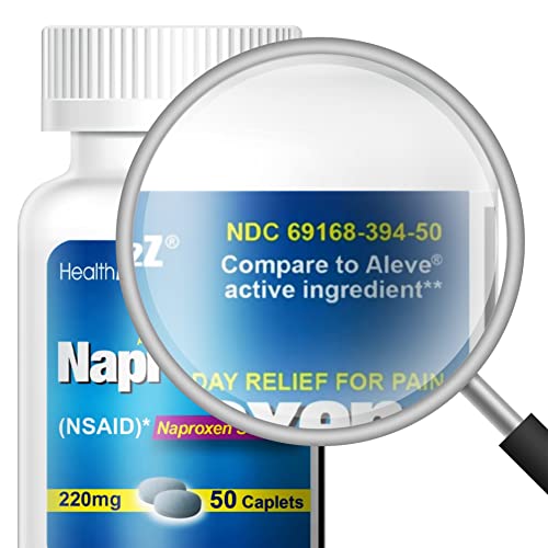 Healtha2Z® Naproxen Sodium | 220Mg | 50 Counts | Nsaid | Fast Pain Relief | Fever Reducer #TOP1