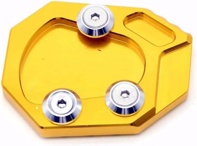 Motorcycle Foot Plate Pad Motorcycle Foot Side Stand Enlarger Extension Kickstand Plate Pad for Y&AMAHA YZF R1 YZF-R1 YZFR1 2009 2010 2011 2012 2013 2014