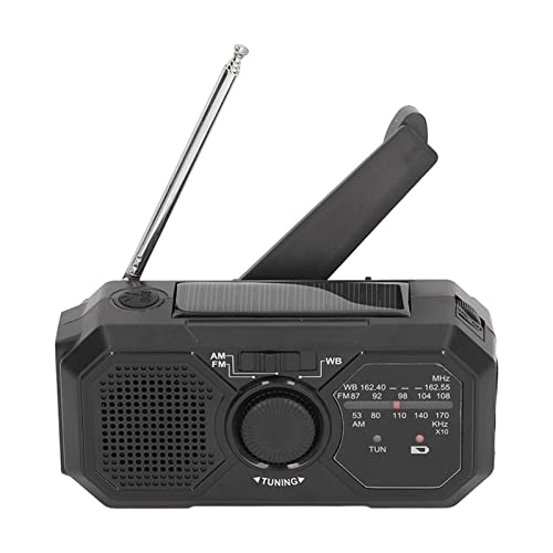 Radio de la manivelle solaire d'urgence portable outdoor