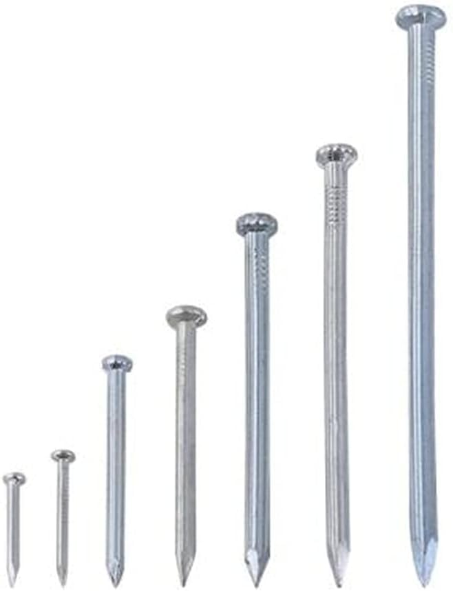 Clavos AWMSHUN, 2 pulgadas, 135 piezas, para madera y tableros, galvanizados, resistentes al óxido miniatura 1