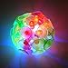 Produktbild LED Rainbow Ball mit Saugnäpfen Saug Noppen und Licht, im Polybeutel, 5,5cm
