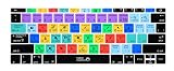 HRH Photoshop PS Hotkey Silicone Keyboard Cover Skin for MacBook Pro 13' A1708 A1988 No Touch Bar 2018 2017 2016 Release and for MacBook 12' A1534 (2015)&A1931(2018) USA Layout Protective Skin