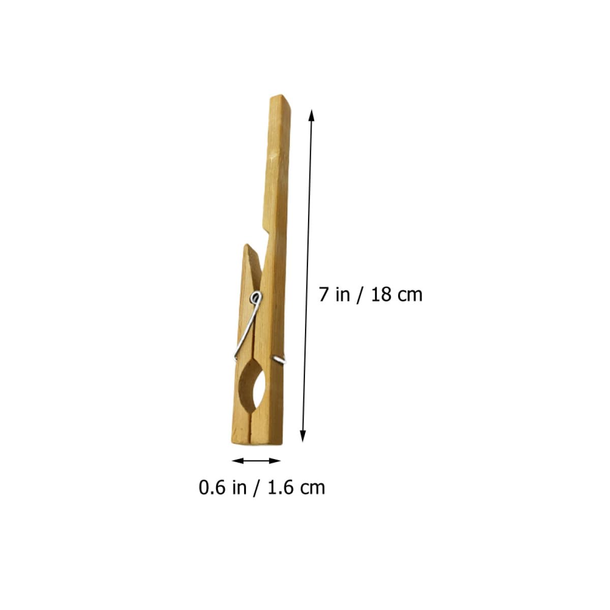 SECFOU 8 Pinces en Bambou pour Tubes à Essais de Laboratoire, Robustes et Fiables, Clips Marron Adaptés aux Expériences en Laboratoire Scientifique