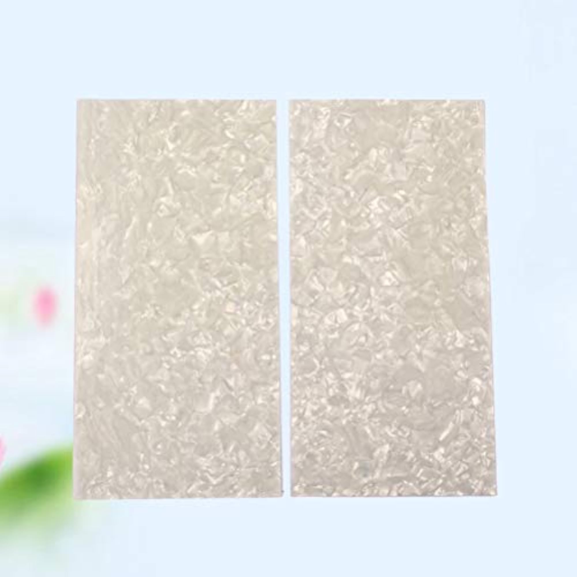 2pcs Inlay Material Mother of Pearl Shell Blanks