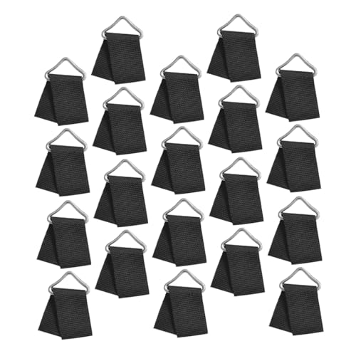 Boucles Triangulaires Trampoline HANABASS en Acier Galvanisé Anti-Rouille 60 Pcs