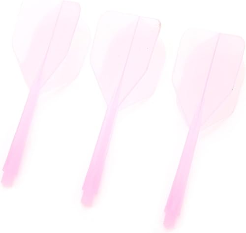 Miniatura 4 de 3 piezas de dardos y vuelos, ABS integrado transparente eje y vuelo combo de dardos estándar antirotura