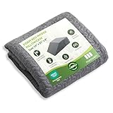 Wedge Pillow Cover for 24x21x8 Leg Elevation Cushion, Knee Pillow Cover, Hypoallergenic Replacement Pillowcase with Zipper & Pockets, Gray