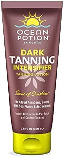 Ocean Potion Dark Tanning Intensifier Lotion, Indoor and Outdoor Bronzer, 6.8 Ounces, Pack