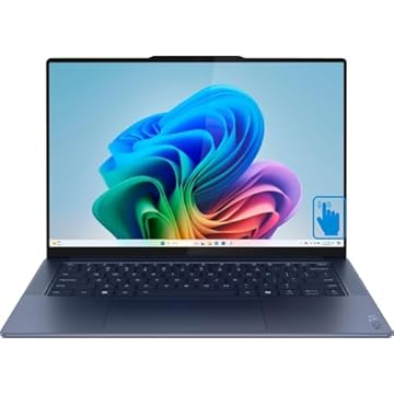 Lenovo Yoga Slim 7X Copilot PC Laptop 36.8 cm Touchscreen OLED 3K 1000 nits Display (Snapdragon X Elite X1E-78-100, 16GB LPDDR5X, 1TB SSD, KB retroiluminado, WiFi 7, Win 11 Home) (16 GB de RAM | SSD