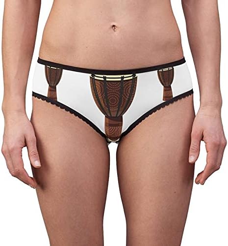 African Drum Panties, African Drum Underwear, Briefs, Cotton Briefs, Funny Underwear, Panties For Women