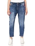 Machine Wash in Cold Water Desigual Womens Denim_LUISIA Jeans, Blue, 36