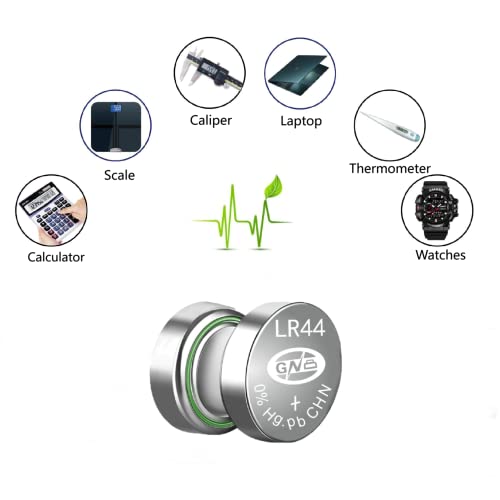 Siiboat Watch Batteries 80Pcs - Ag0, Ag1, Ag3, Ag4, Ag5, Ag7, Ag10, Ag13, 1.5V Alkaline Lr41 Lr44 Assorted Button Coin Cell Batteries #TOP5