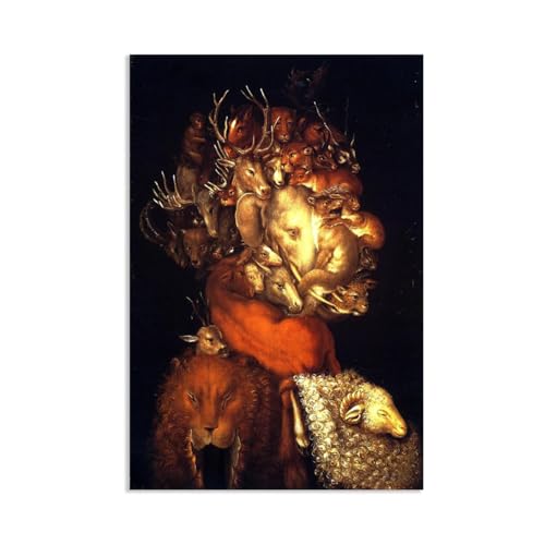 Reproduction de tableau Giuseppe Arcimboldo sur toile de haute qualité pour décoration raffinée