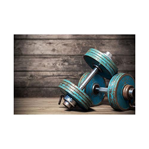 Fitness Peinture pour Gym Salle Maison KEBIA Toile Sport Décoration 35x50cm