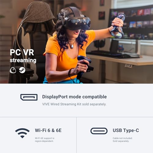 HTC Viveフォーカスビジョン—複合現実とPC VRヘッドセット+コントローラー—コンシューマーエディション