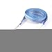Aexit 3 Meter Chain & Rope Fittings 34mm Width Eye to Eye Nylon Web Lifting Strap Wire Rope Clips Tow Blue