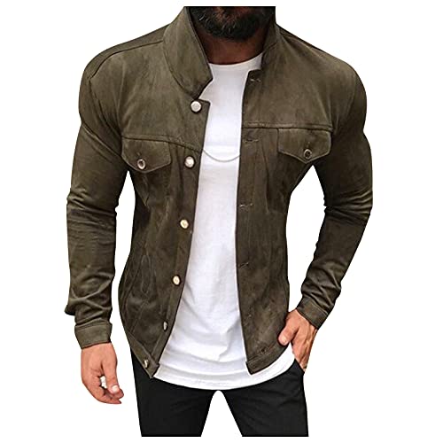 FORUU Winter Jacket For Men 2021,Slim Fit Peacoat Mens Fashion Cargo Jacket Plus Size Sport Coat Casual Motorcycle Jackets Warm Jacket Windbreaker Stylish Softshell Jacket Mens Lightweight Jacket