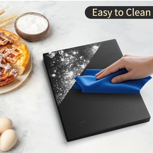 Homebuds 22lb/10kg Food Scale, Precision 0.1oz/1g by Our Professional Scale Factory Since 2001, Kitchen Scales Digital Weight Grams and Ounces for Cooking and Baking, LED, 3*AAA Batteries, Black - 5
