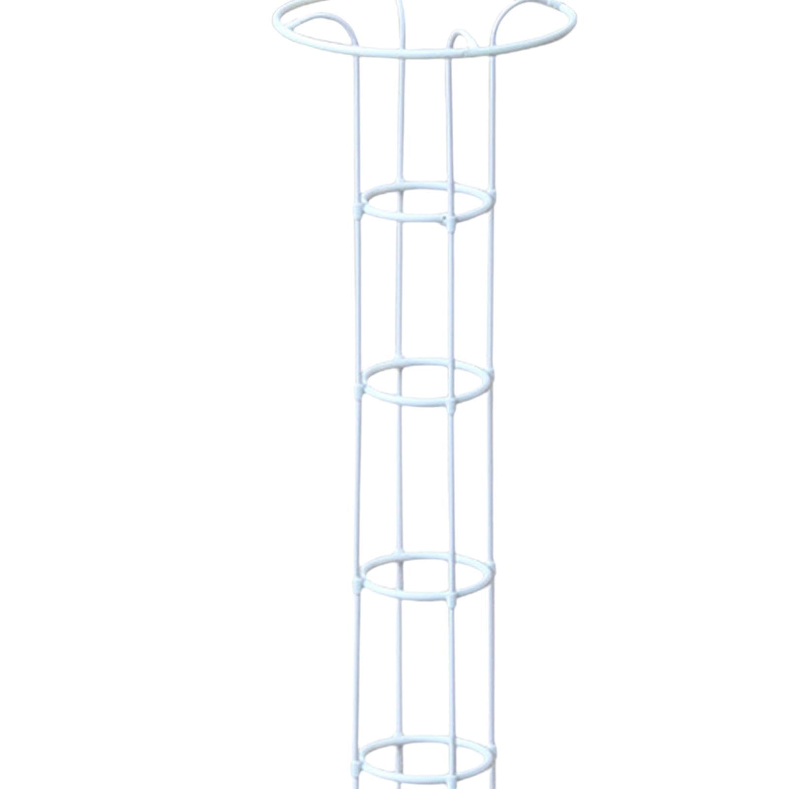 Enrejado para Plantas Soporte Decorativo para Enredaderas Material Resistente Fácil Instalación Adecuado para Jardines Macetones Y en, Blanco, 160 Centímetros