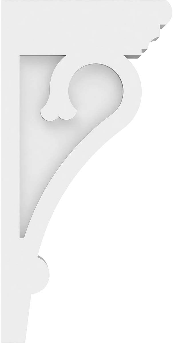 2"W x 8"D x 16"H Standard Mayflower Architectural Grade PVC Corbel