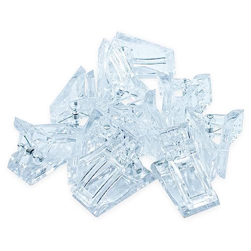 Kit 10 Presilhas Polygel Tips Curvatura C Unhas em Gel Fibra de Vidro Gel 3,5 cm