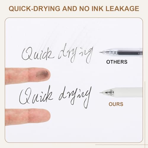 Patikil Bolígrafos Gel 0.5 mm, Pack 24 Tinta Negra miniatura 3
