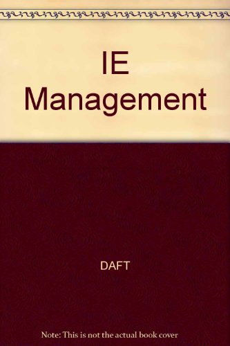 IE Management 0324316631 Book Cover