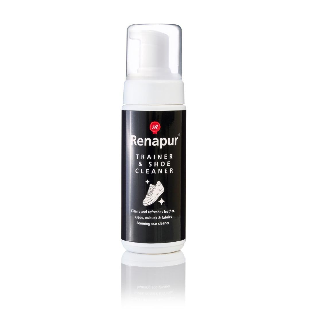 Eco Trainer & Shoe Cleaner - Daily Refresh & Maintenance Foam for Boots, Shoes & Trainers. Easy to Use on Leather, Canvas, Nylon & Other Fabrics (150ml)