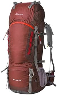 MOUNTAINTOP Hiking Backpack 80L Waterproof Mountaineering Backpack Large Camping Trekking Rucksack Multifunctional Climbing with Rain Cover