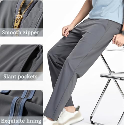 Caracomfy Mens Pants, 2025 GlideActive - Men's Active Khaki Pants with Expandable Waistband2