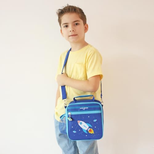LANCHEIRA TÉRMICA INFANTIL ASTRONAUTA - Bolsa Térmica para Criança, Escola, Passeio, Praia, Marmita,