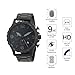 Youniker 3 Pack Compatible with Fossil Men's JR1401 Nate Watch Screen Protector Tempered Glass Foils Glass 9H Hardness 0.3MM Slim Anti-Scratch Anti-Fingerprint Bubble Free