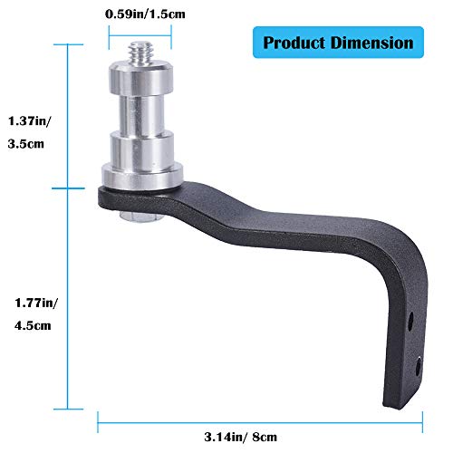 image for FIEWSZIHU Wall Ceiling Mount Table Light Bracket 5/8