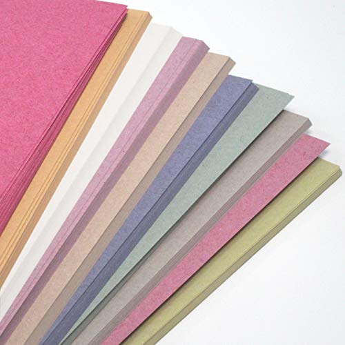 Carta da zucchero riciclata formato A3, 250 fogli grandi in 10 colori assortiti, ideali per arti e mestieri per bambini, disegno, pittura e album di ritagli. Dimensioni del foglio 42 x 30 cm