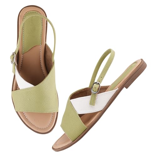 Image of SilverArrow womens Velisse Wedge Slides Sandals Open Toe Comfort Slip On Casual Daily Wear Flats