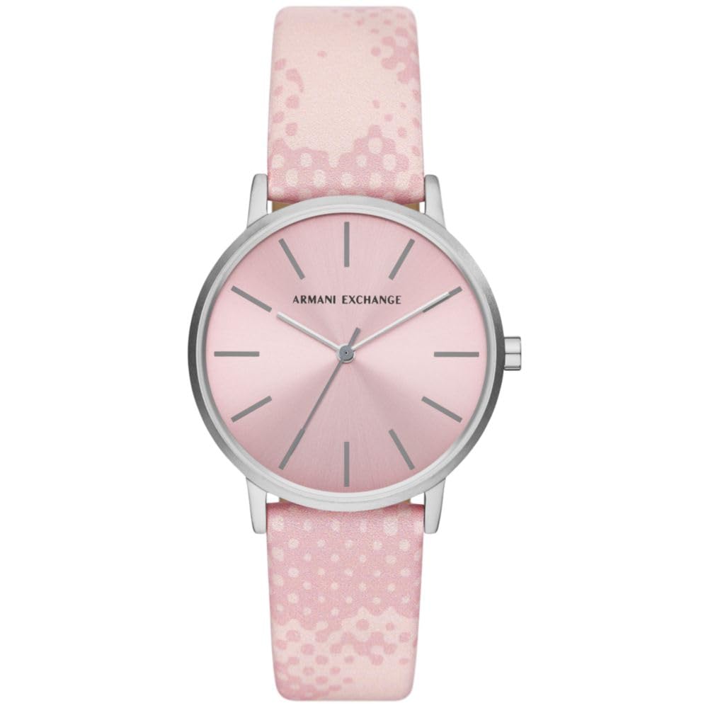 Armani Exchange Leather Analog Pink Dial Women Watch-Ax5590, Pink Band (B0CCK941XY) Amazon Price History, Amazon Price Tracker