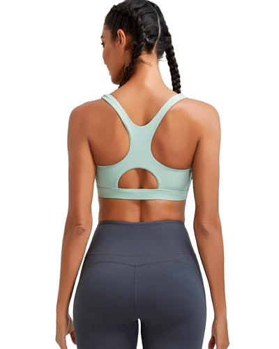 Image of RUNNING GIRL Sports Bras for Women High Support,Racerback High Impact Sports Bra Moulded Cup Workout Bra Push up