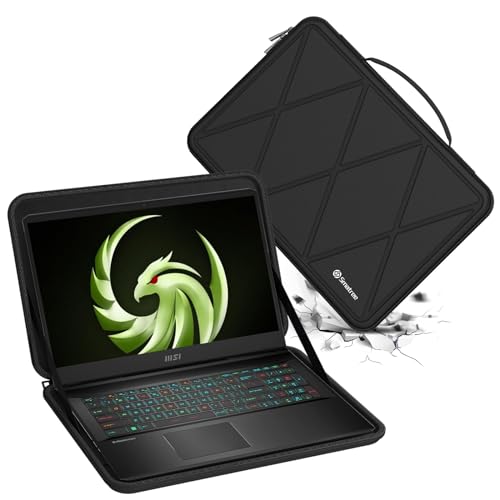 Smatree Hard EVA Protective Sleeve Case Compatible for 17.3 inch MSI Alpha 17 C7V Series,for Raider GE76/GE77 HX 17.3 inch Laptop,for MSI GE76 DRAGON TIAMAT 11UH-282 Laptop Notebook Bag(X8326)
