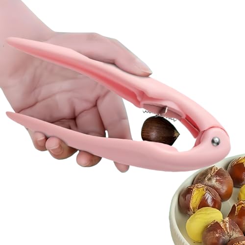 Zibeem クルミ割り器 | 手動式ステンレス製栗皮むき器 - クイック ピーカン割り器 | 家庭用、レストラン用、ベーカリー用、シェフ用、大人用、高齢者用、手の弱い方用、子供用、若者向け