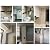 Pipe Concealer for Wall, Inside Bathroom Kitchen Pipework Cable Raceway/Line Cover 0.8 1.1 1.2 1.5 1.6 M Covering Over Pipes for Ducting Ugly Gas Lines, White PVC U Shape (Color : L W D, Size : 80c