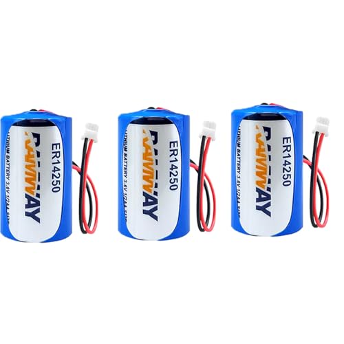 YICUAA�i3����jER14250 1/2AA 3.6V 1200mAh ���`�E���d�r�AXL-050F SB-AA02 LS14250 TL-5902 TL-2150 �݊��p �o�b�e���[�A���[���V�X�e���p(5264���v���O�t��)