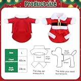 Hundekostüme Weihnachten, Kleidung für Haustiere Weihnachtsmann, Katze Hund Weihnachtskostüm mit Mütze Weihnachtsmann, Neujahr Party Geschenk für Kleine Hunde Katze (L)