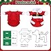 Hundekostüme Weihnachten, Kleidung für Haustiere Weihnachtsmann, Katze Hund Weihnachtskostüm mit Mütze Weihnachtsmann, Neujahr Party Geschenk für Kleine Hunde Katze (L)