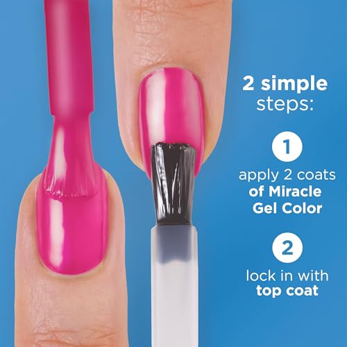 Sally Hansen Miracle Gel Supercharged Pinks Nail Polish, 254 Go Hard or Glow Home - image 3