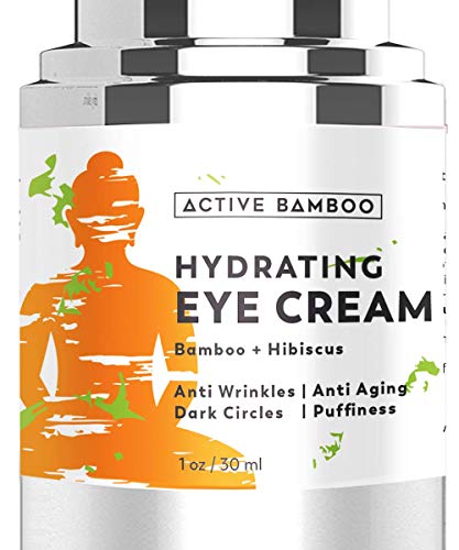 Active Bamboo NE-AB-12321 Anti Aging Eye Cream Dark Circles Wrinkles Eye Bags Fine Lines Puffiness. Best Anti Aging Eye Cream Moisturizer For Wrinkles, Crows Feet cover