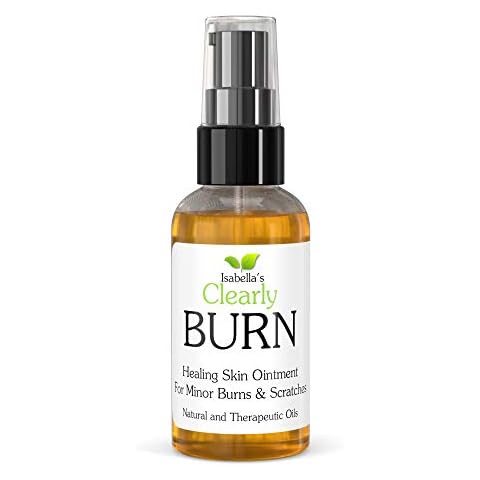 Clearly Burn Soothing Ointment | Soothe Skin Burns, Scratches, Scalds, Sunburn, Scars, Rashes with Olive Oil, Lavender and Aloe Vera | Fast Acting Natural Remedy | Made in USA Cover