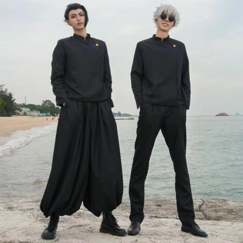 SDXLV Geto Suguru Anime Cosplay Kimono Robe with Wig