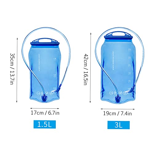 Jiangtao Bolsa de água dobrável PEVA para ciclismo ao ar livre, bolsa de água para esportes e hidrat