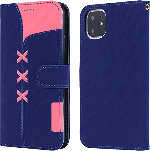 Étui portefeuille iPhone 11 Pro antichoc à fermeture magnétique sécurisée